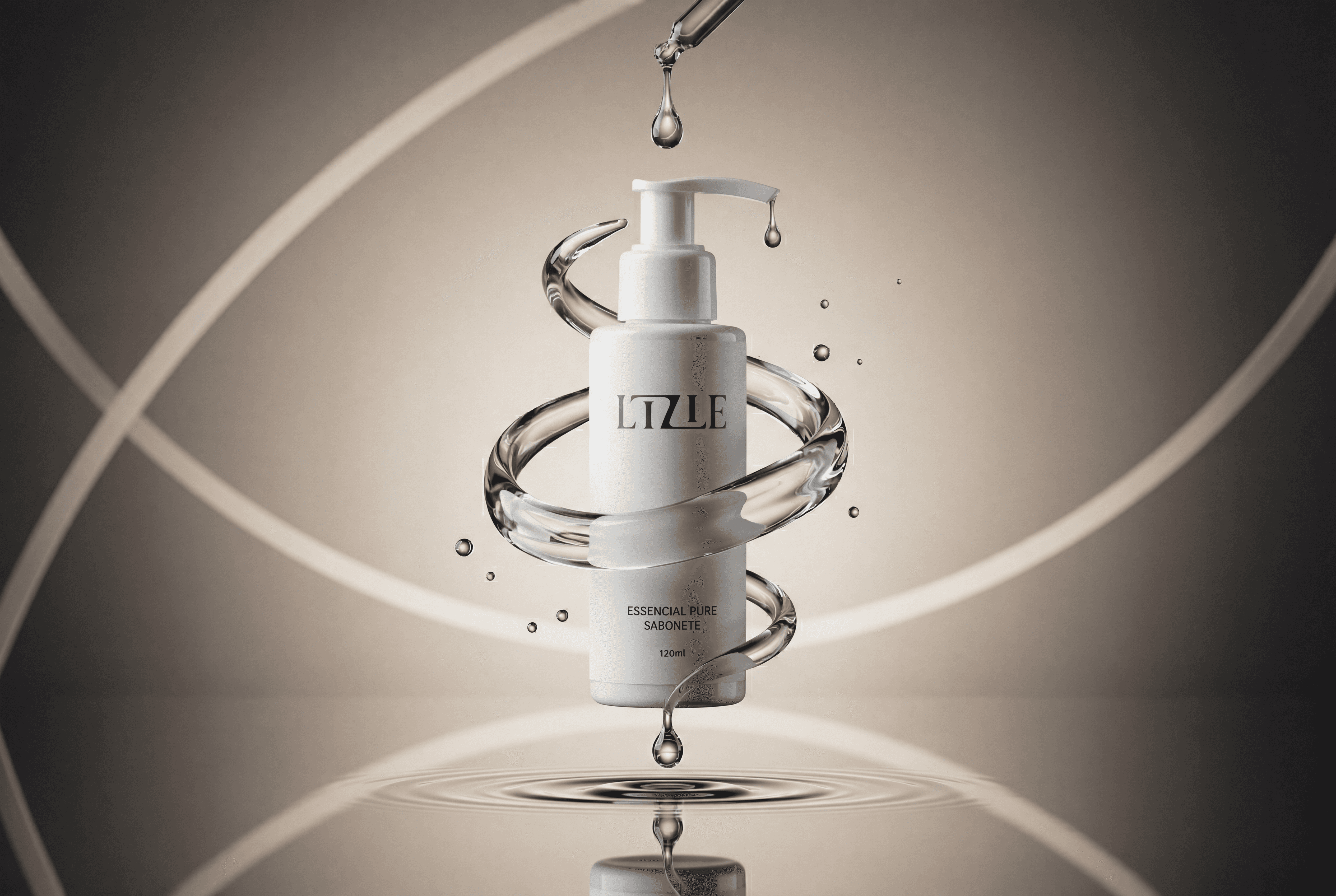 brown lotion bottles