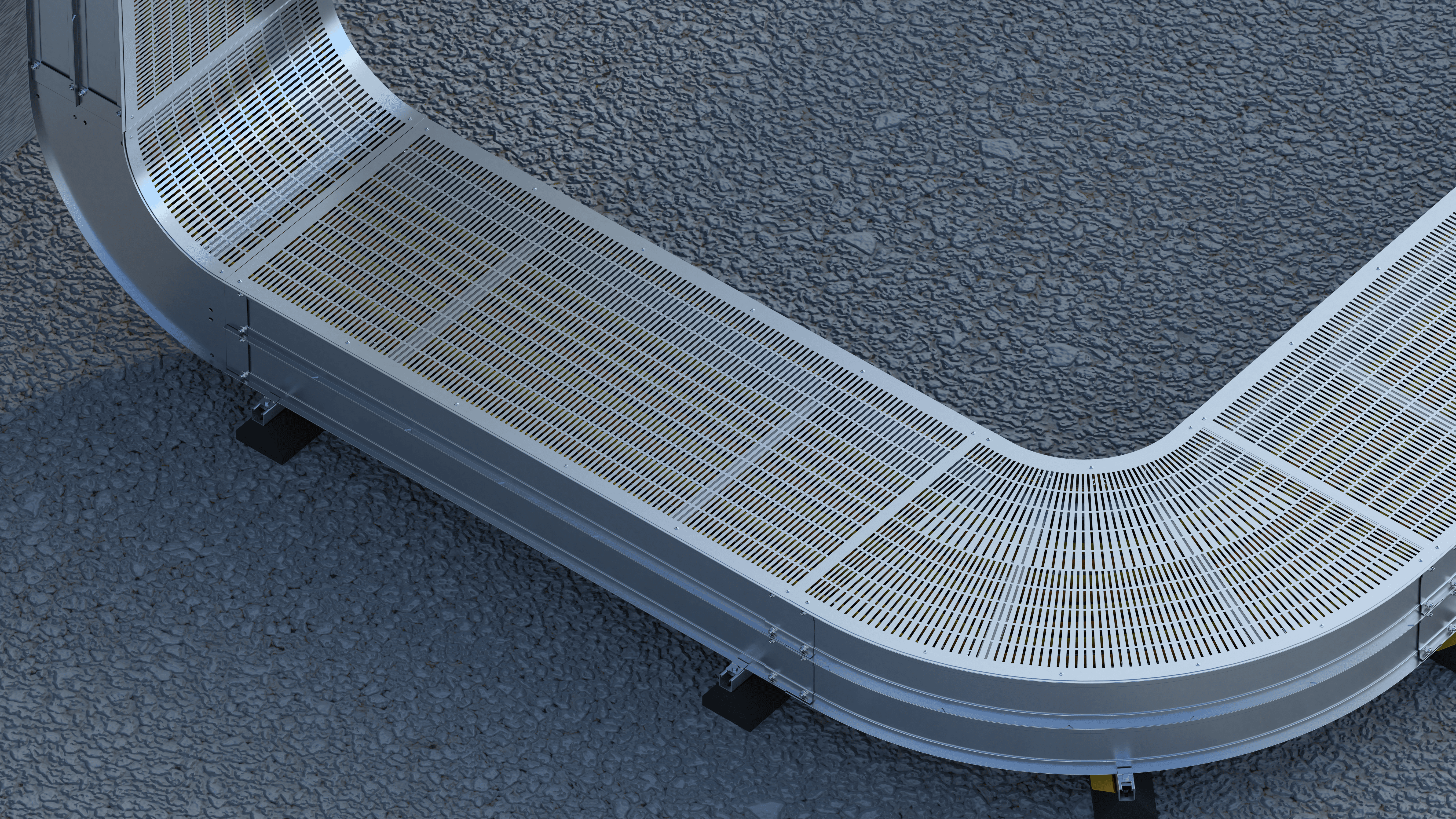 Legrand Cablofil corrosion resistant wire mesh cable tray finishes for industrial and demanding environments in British Columbia