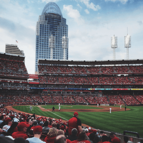 man wearing black and blue jersey shirt on field