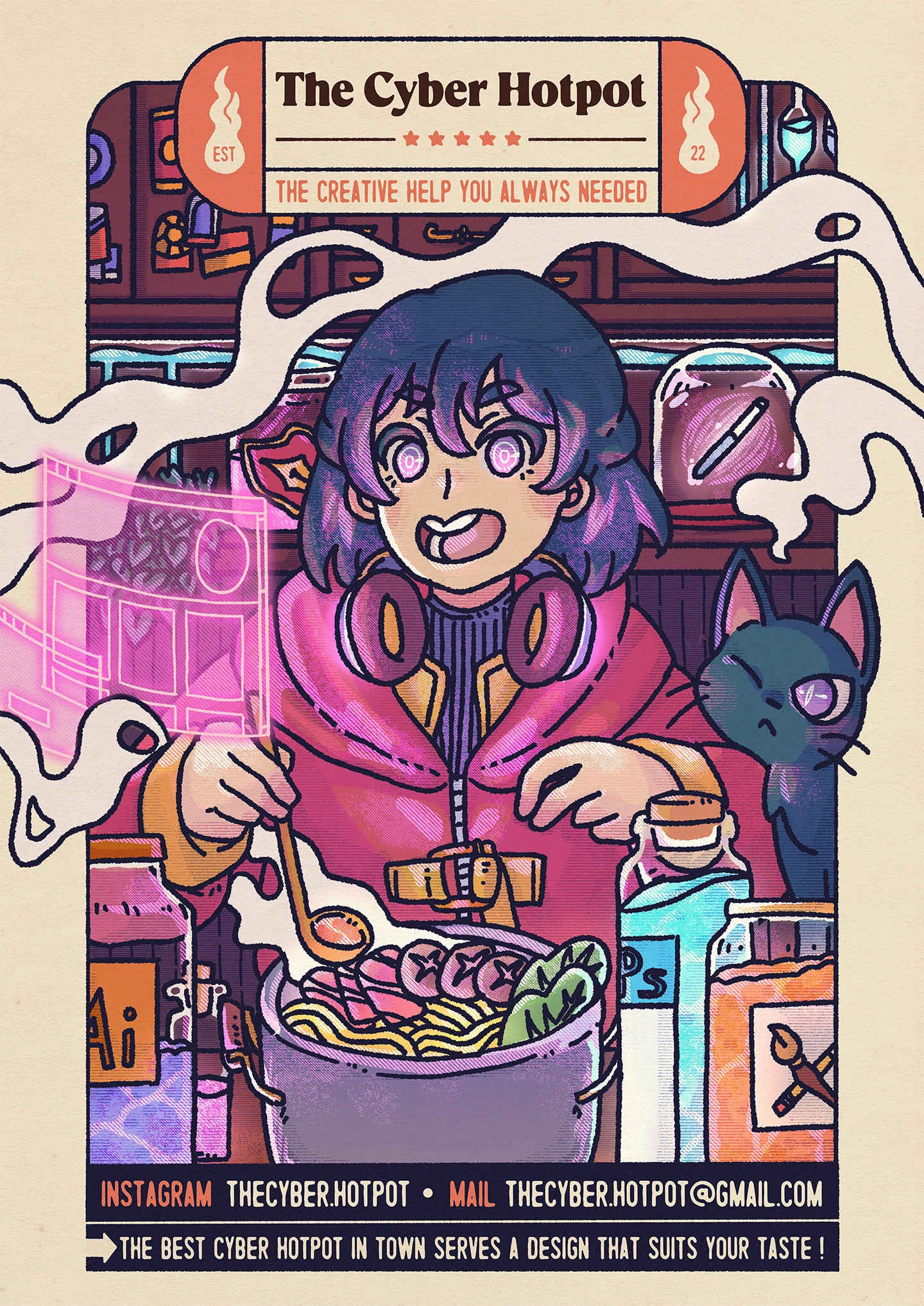 The Cyber Hotpot flyer