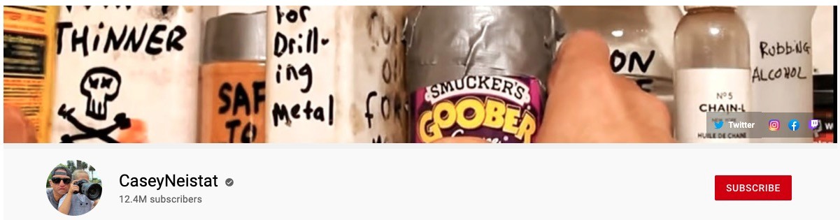 Casey Neistat verified on YouTube