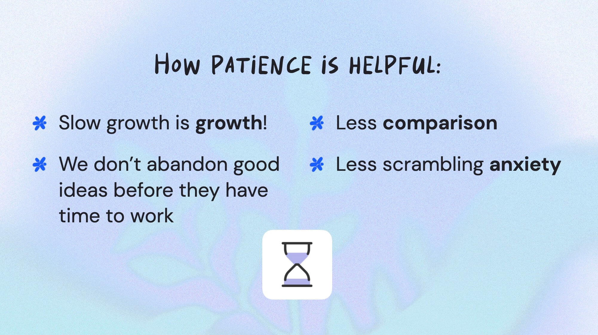 Mindset Patience