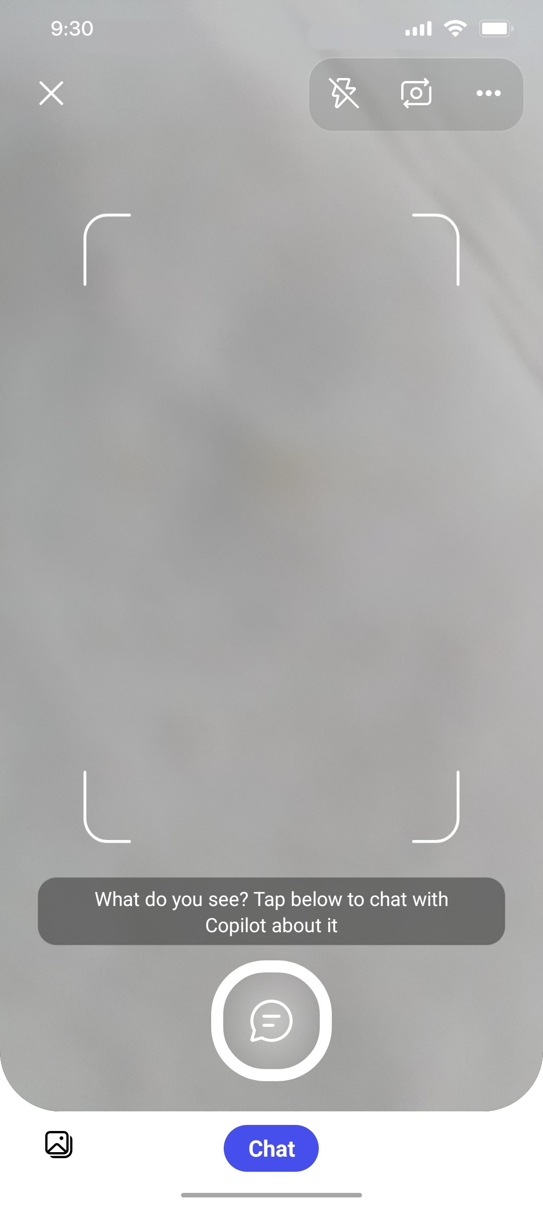 Microsoft Copilot Photos scan screen