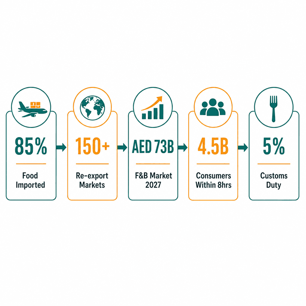 Infographic: How to Start a Foodstuff Trading Business in Dubai