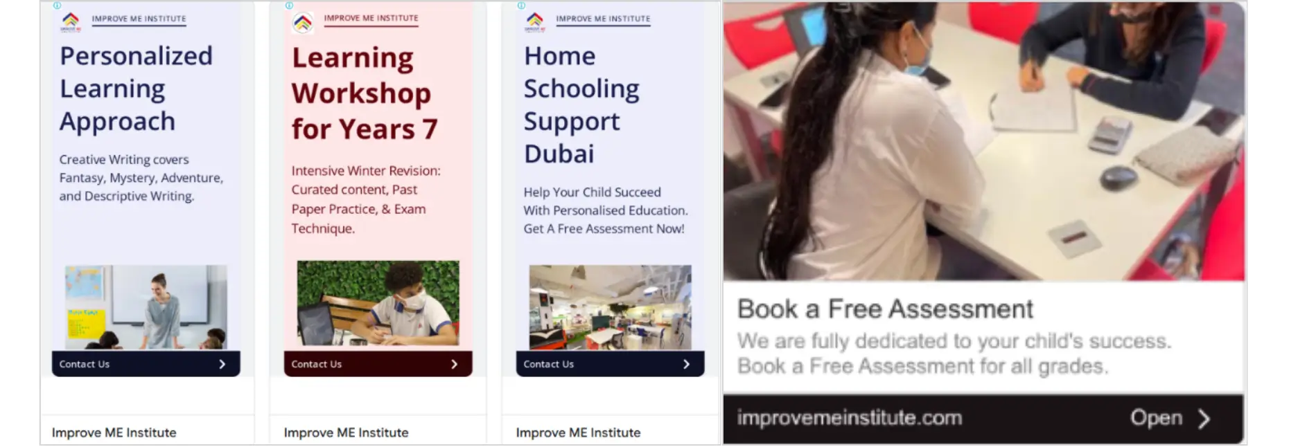 Improve ME Institute Display ADS