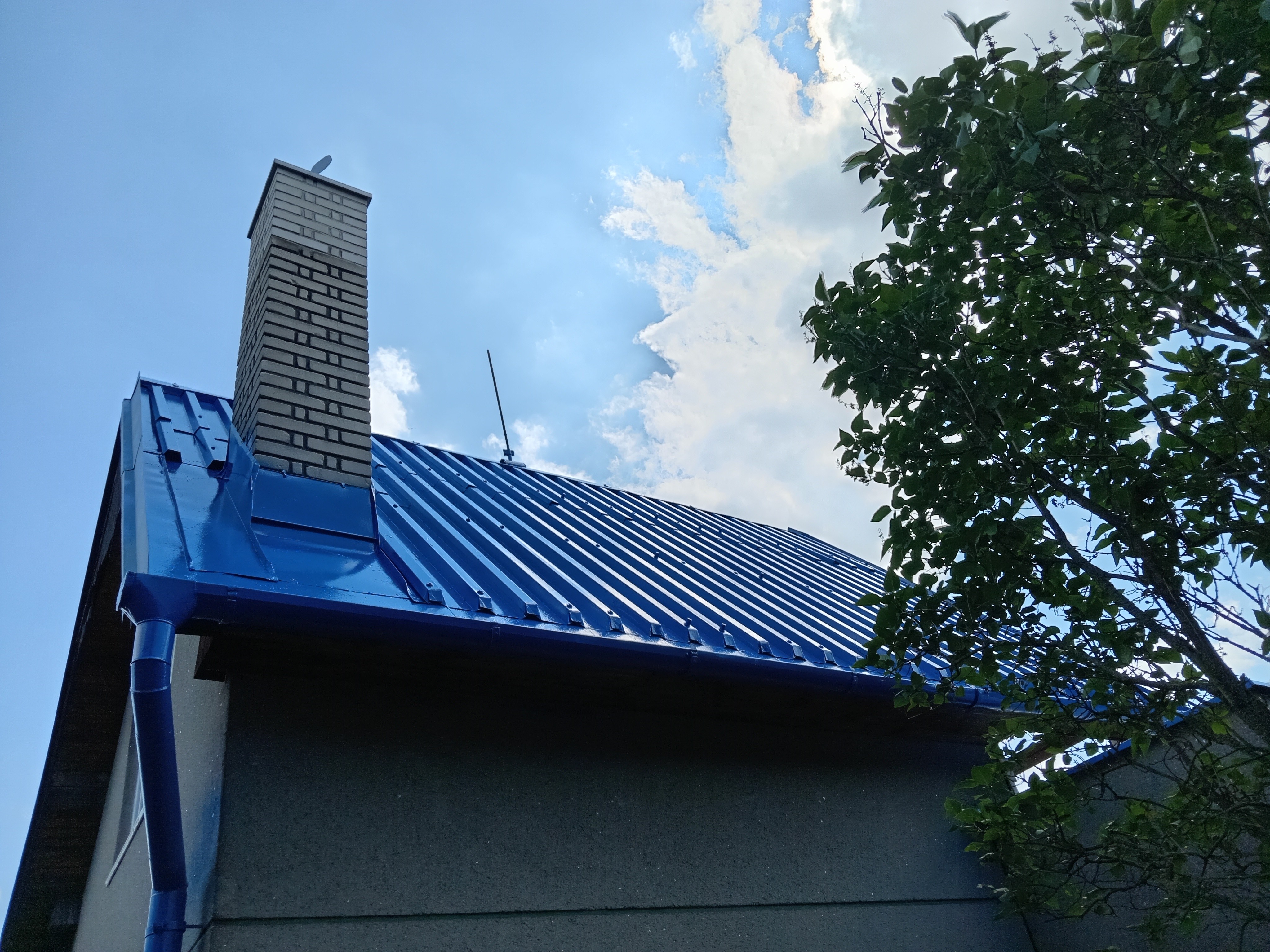Střecha po renovaci