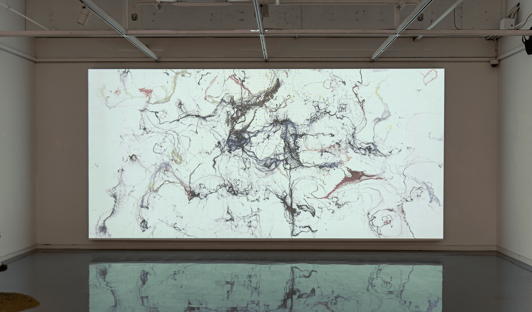 Person in white astronaut helmet with neutral background