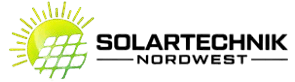 Logo von Solartechnik Nordwest, spezialisiert auf Verkauf und Beratung für Solaranlagen.