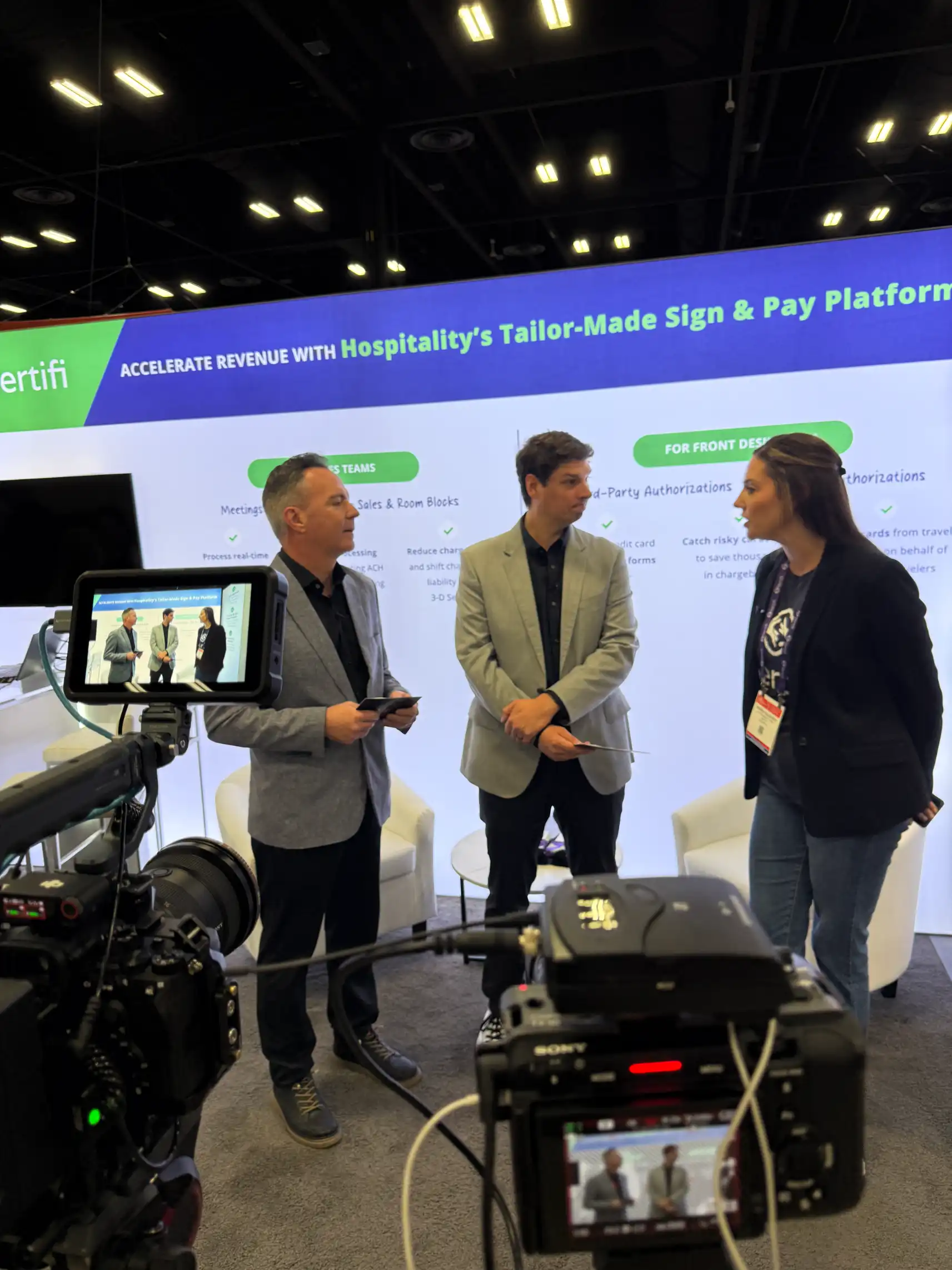 Milwaukee video production team filming live corporate event coverage