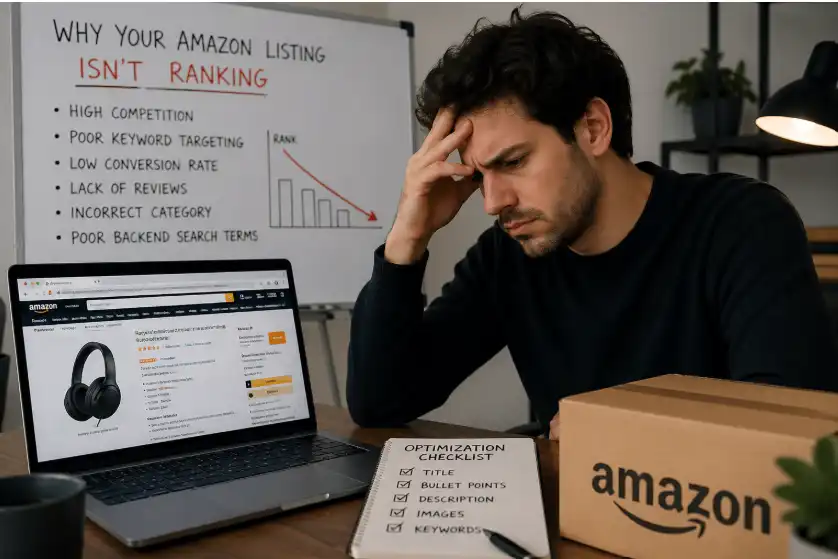 Why Your Amazon Listing Isn’t Ranking (Even After Optimization)