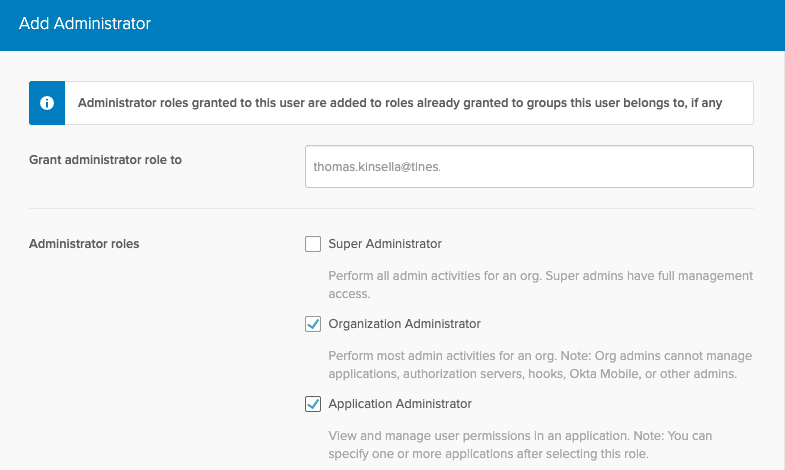 Administrator Roles