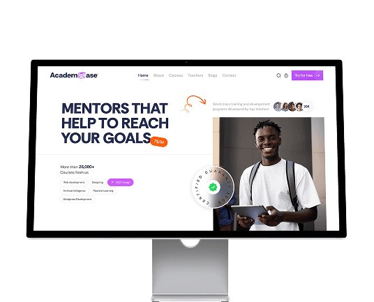Landing page design created Artonest Design