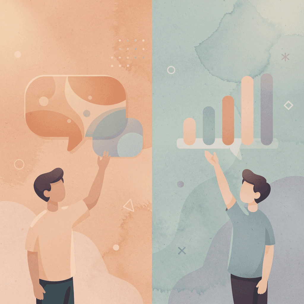 Split scene showing traditional agency contracts versus validation-first approach - Best SearchGPT SEO Agency