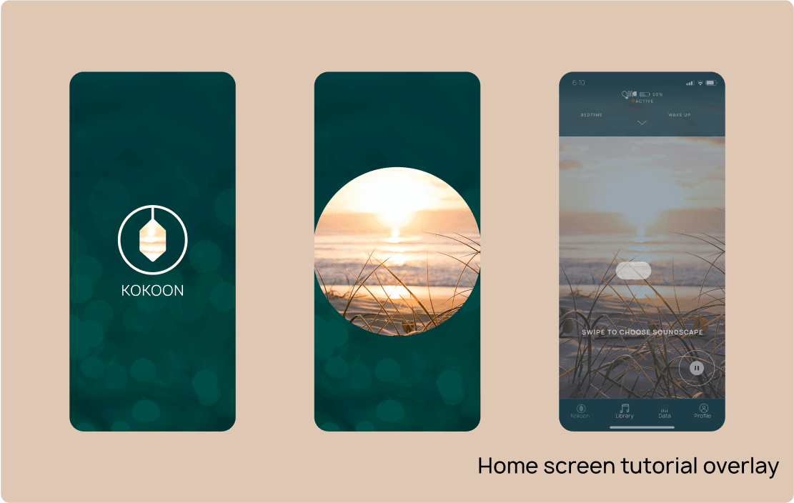 images of app account set up