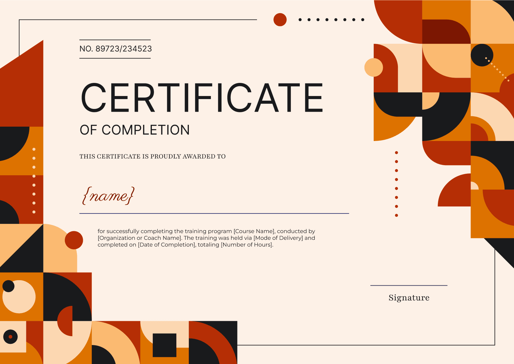 Wauld - Professional and attractive green recognition badge template