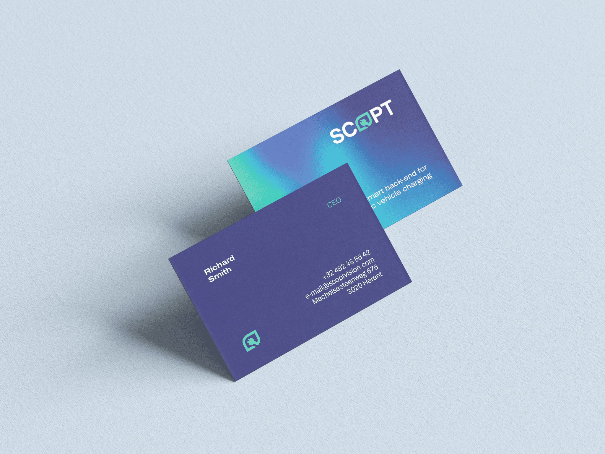 SCOPT visitekaartje mock-up