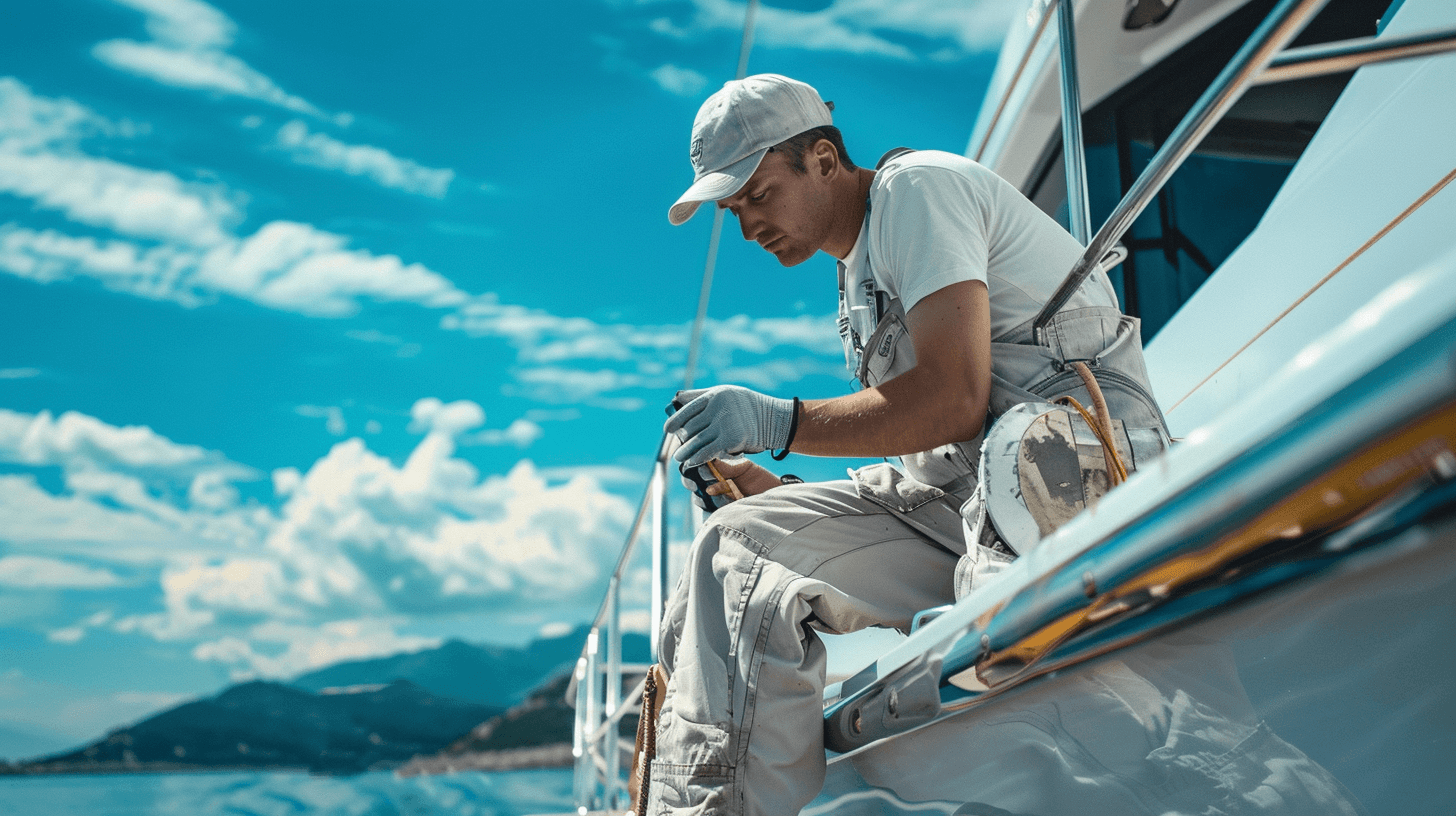 Person working