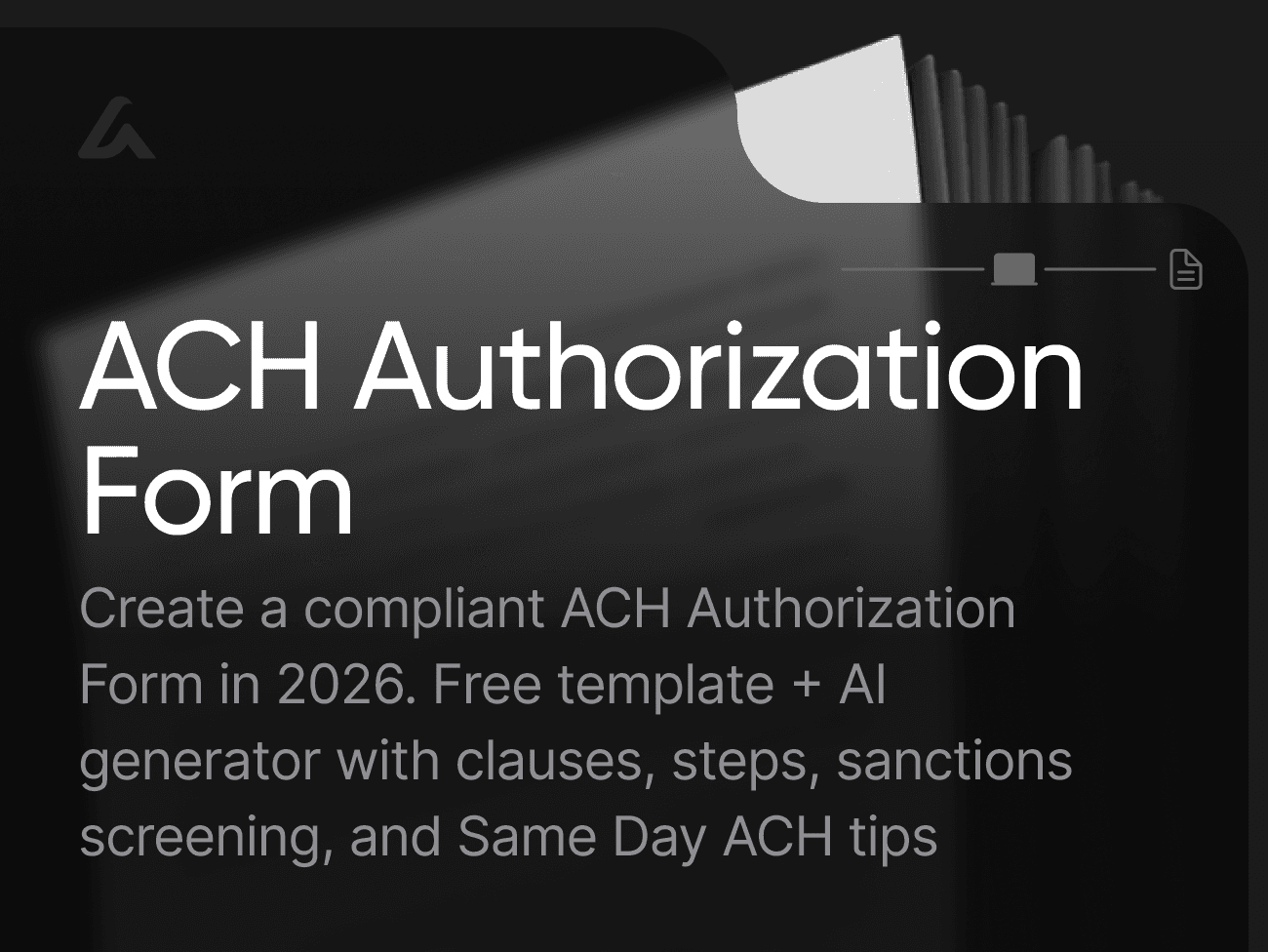 ACH Authorization Form