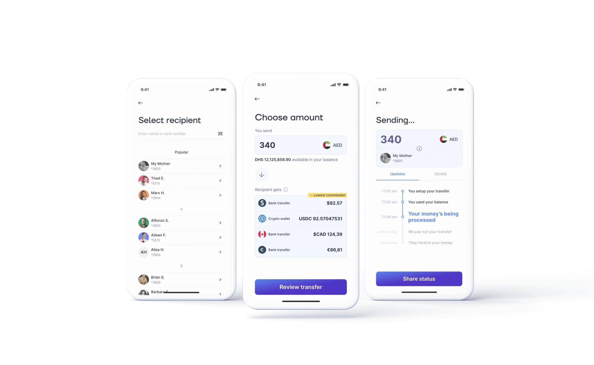 Keytom App Screens