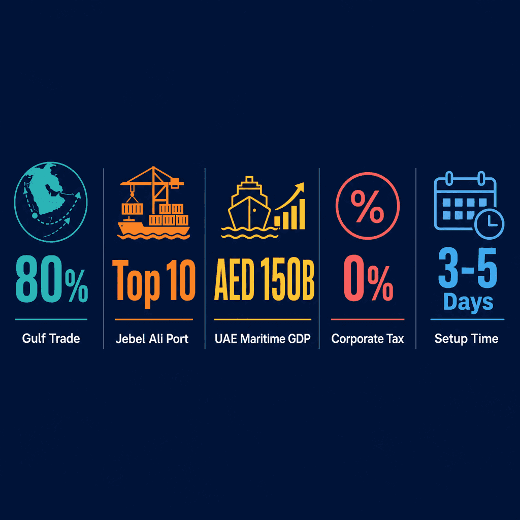 Infographic: Maritime Consultancies Services Business License in Dubai