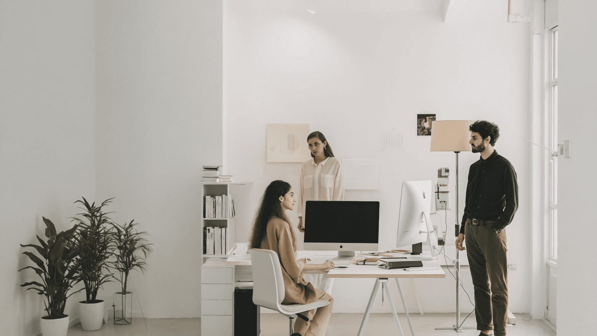 Reecho team members at office