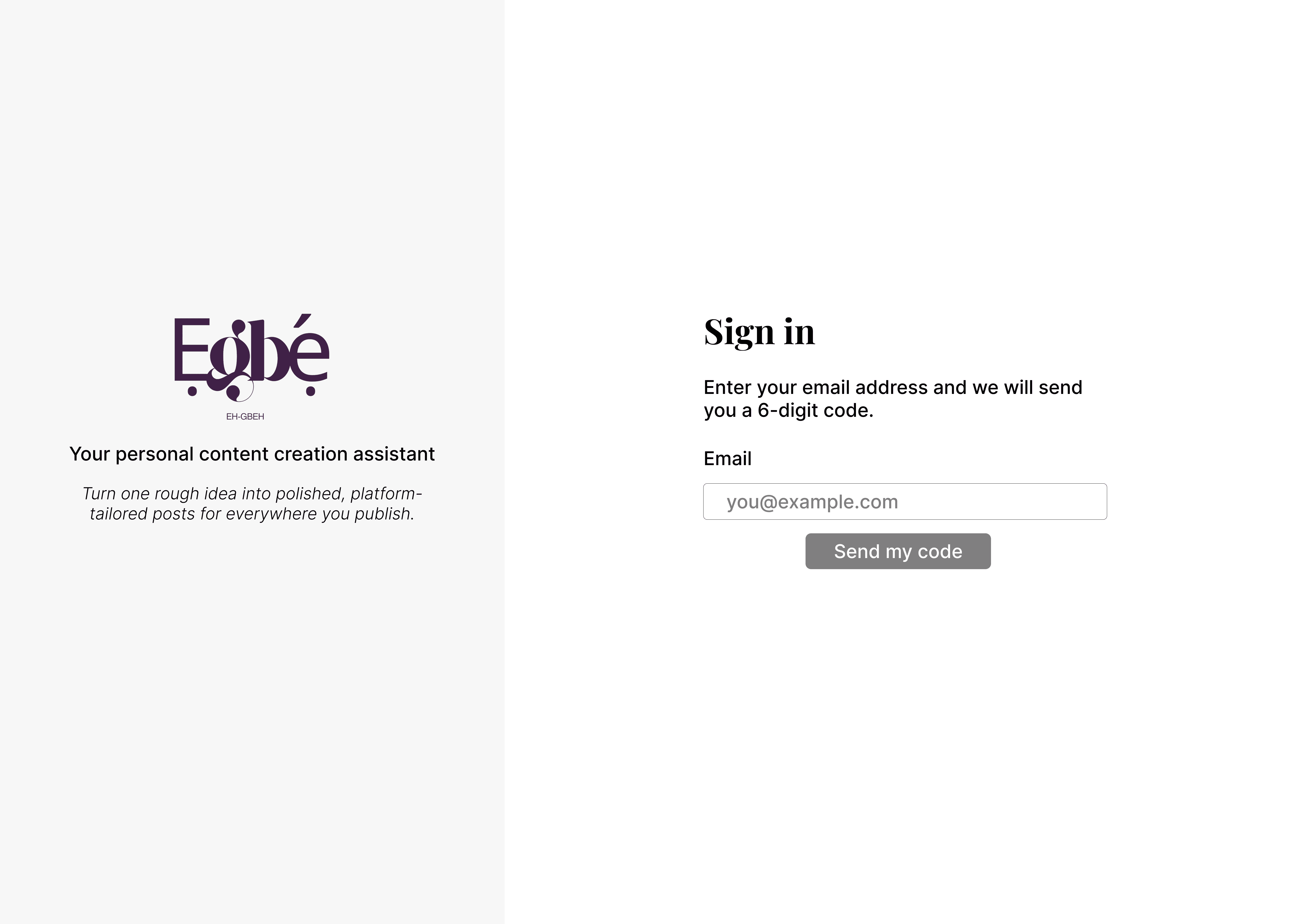 egbe login screen