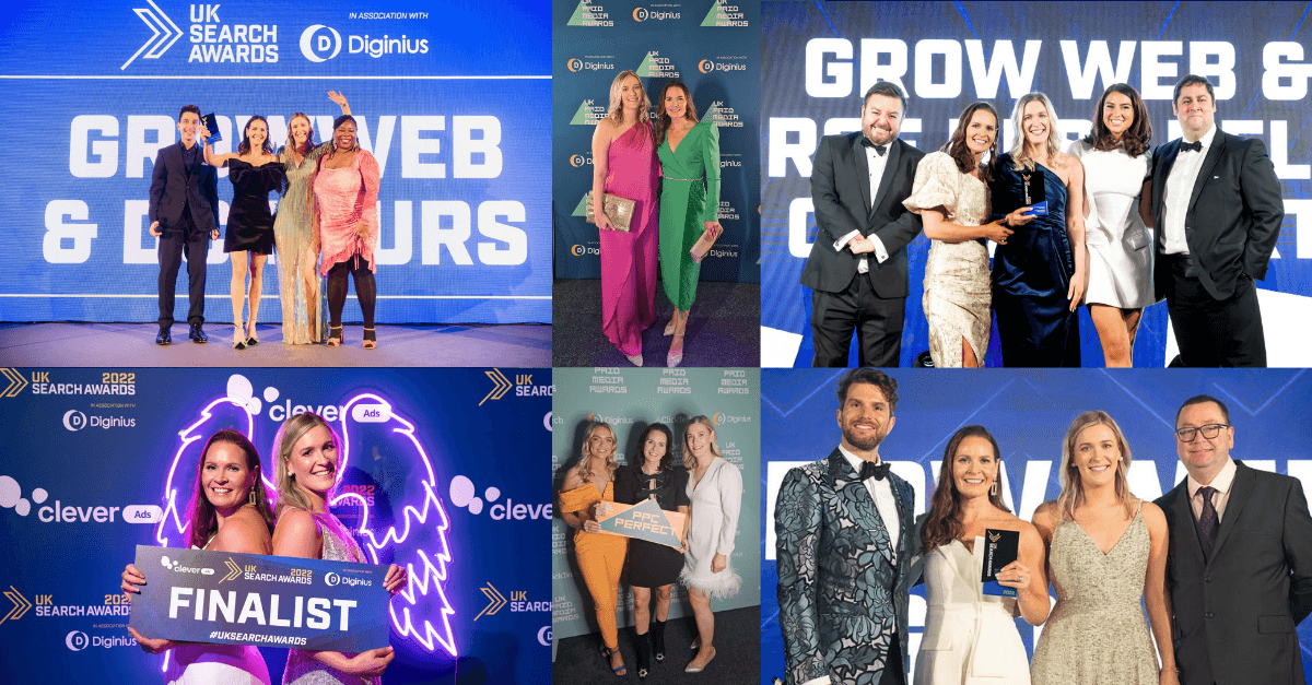 Aedín O'Neill pictured with her sister Sinéad McElhinney celebrating national industry award wins with their team.