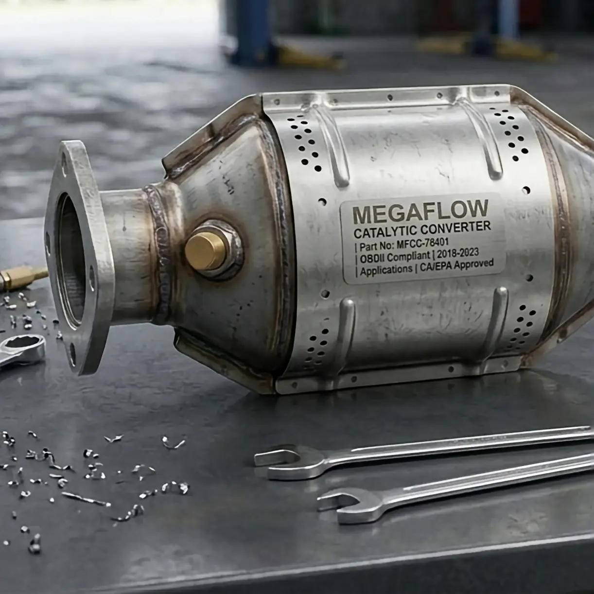 Монтаж на нов катализатор за технически преглед – Ауспуси Веско автосервиз Варна