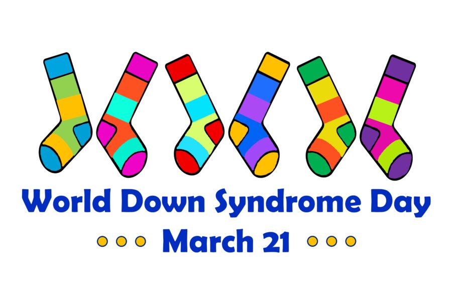 A school building stands against the backdrop of a clear sky