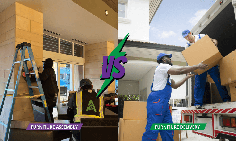 Furniture Delivery vs. Furniture Assembly