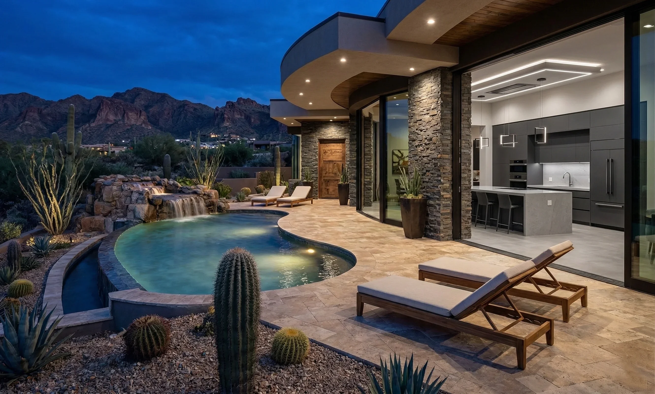 Gold Canyon Mountin Modern Custom Residence