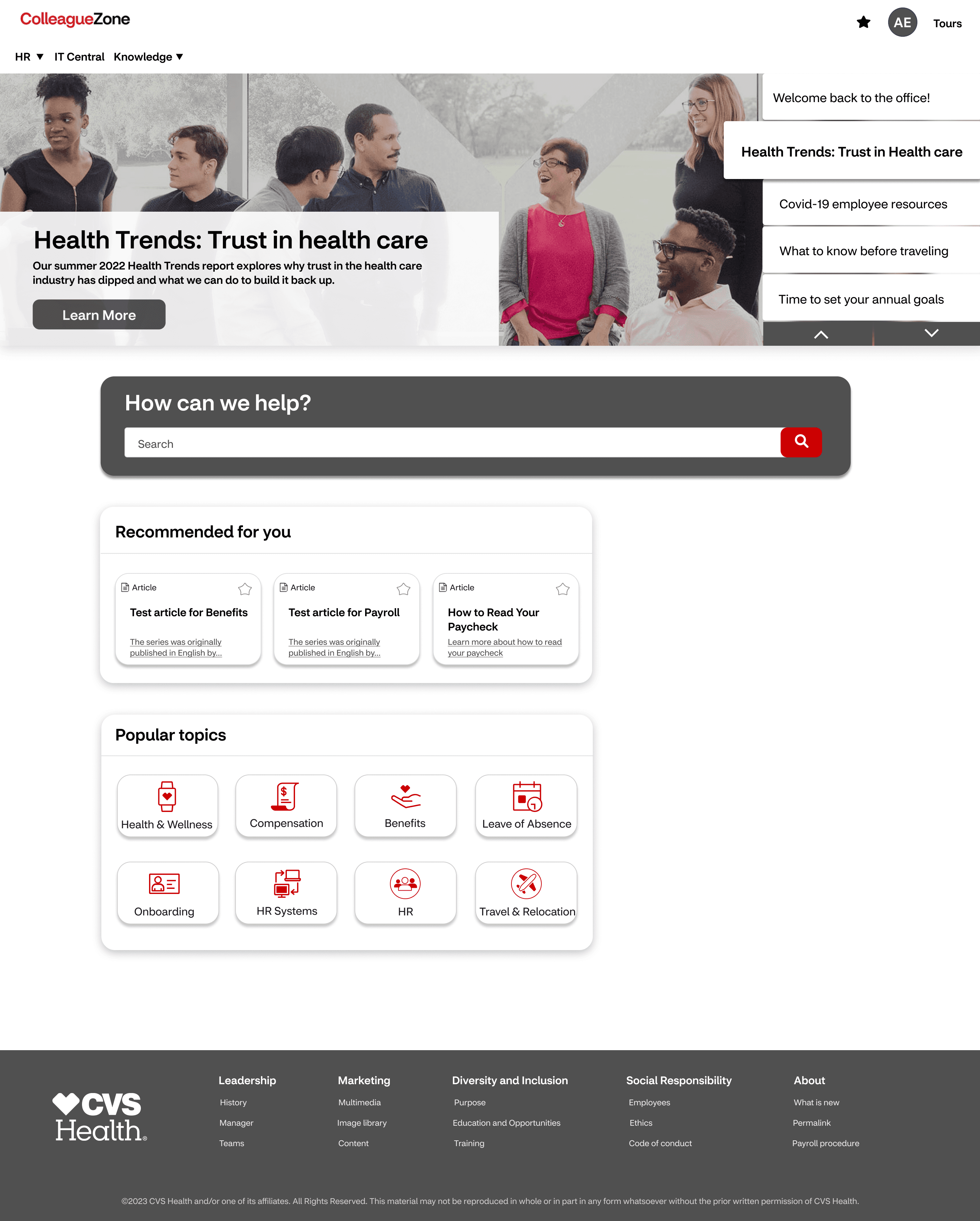 An image of Dreelio's dashboard