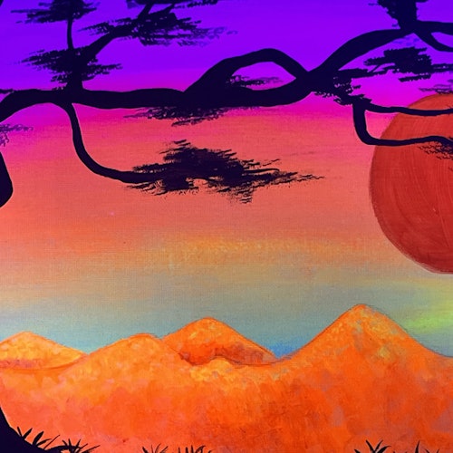 马德里Wine Gogh Glow学院导览绘画和品酒工作坊门票