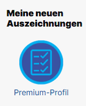 Bildauschnitt aus dem AI LERNPORTAL: Auszeichnung