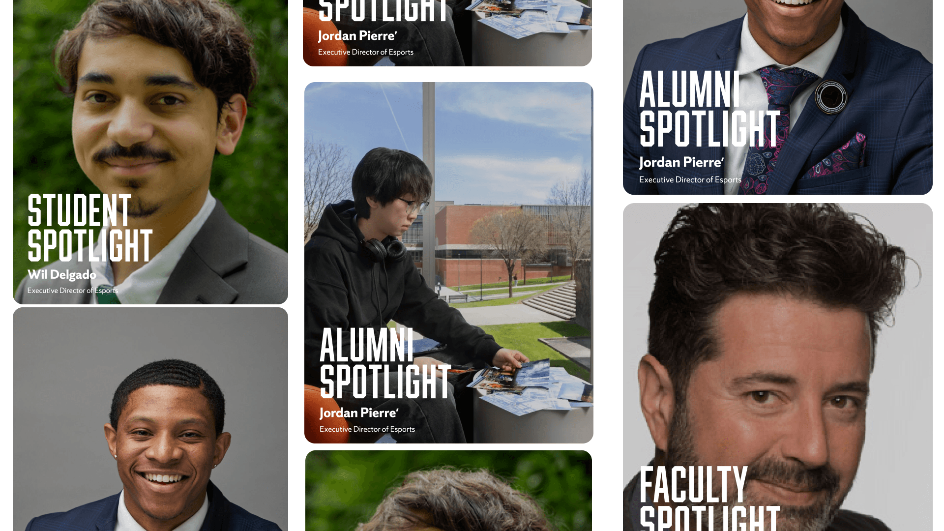 Tower of red-orange business cards on a peach surface, the top card displaying a white ODE logo in the top corner and small white contact details beneath.