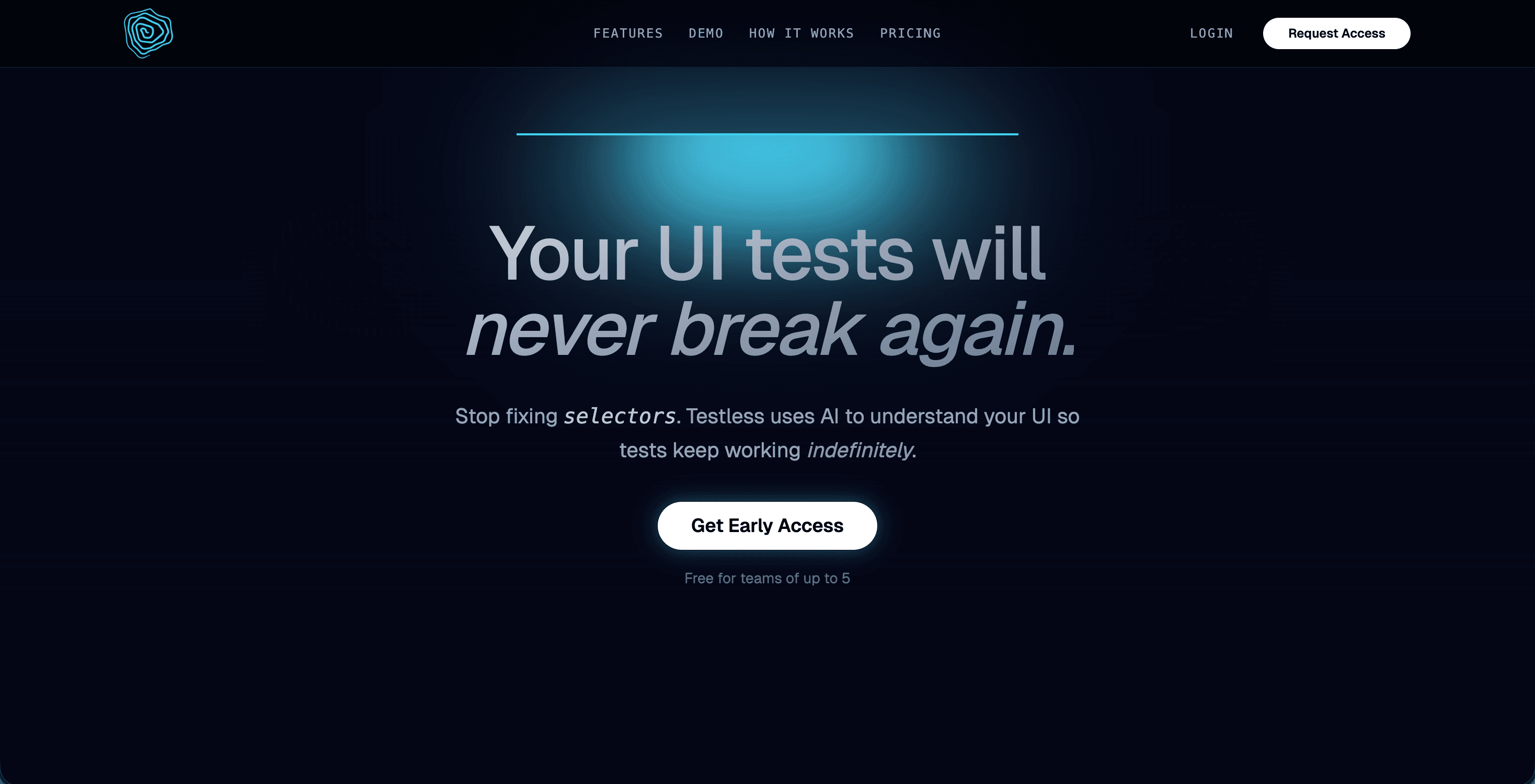 Testless