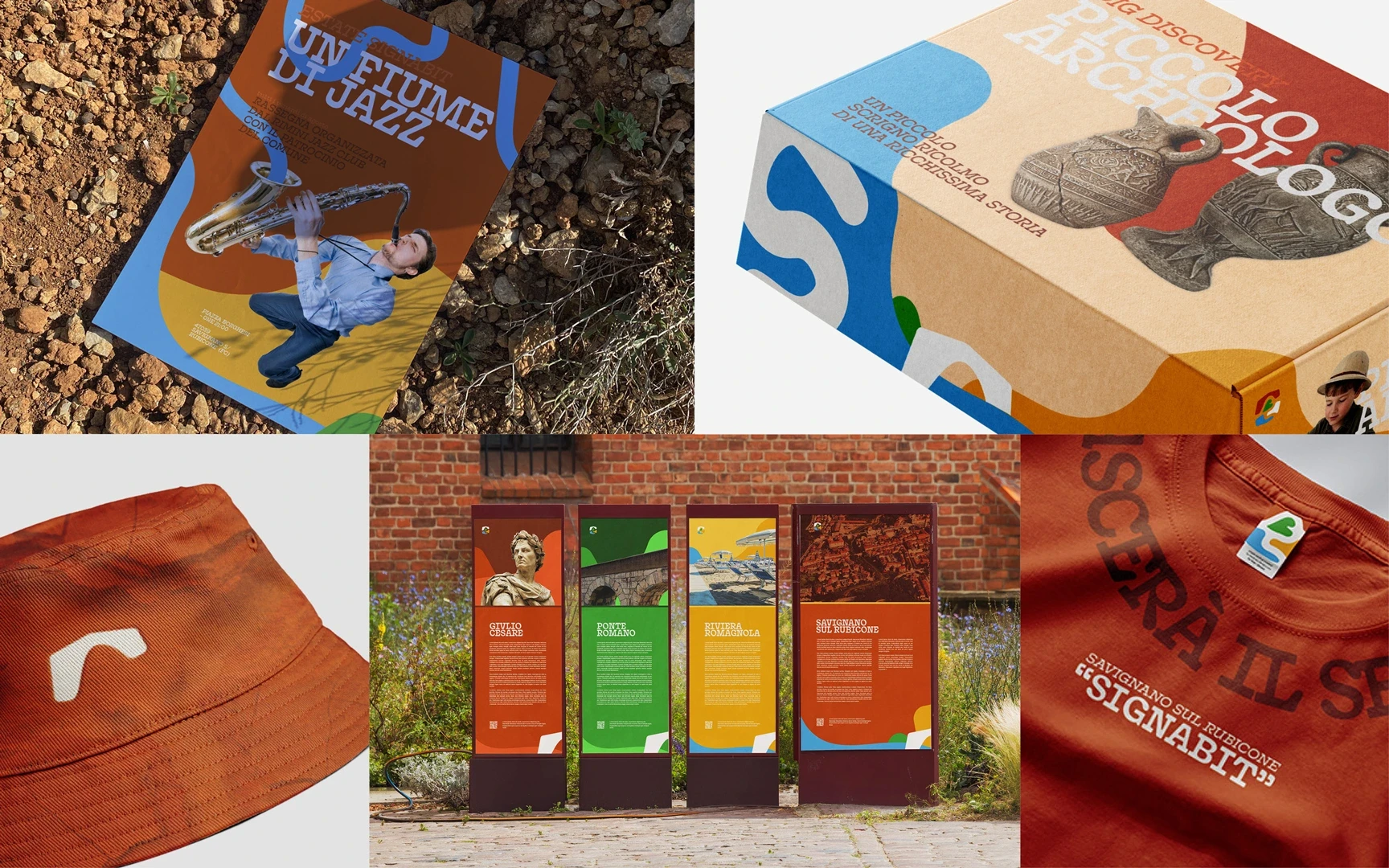 Collage brand element