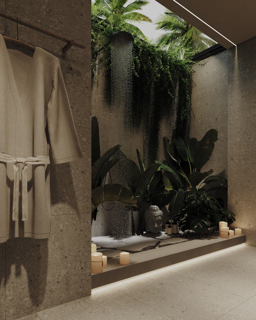 1 bedroom villa of 96 m2 with its own rooftop in Pandawa Hills