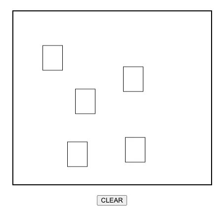 Several rectangles on a canvas.