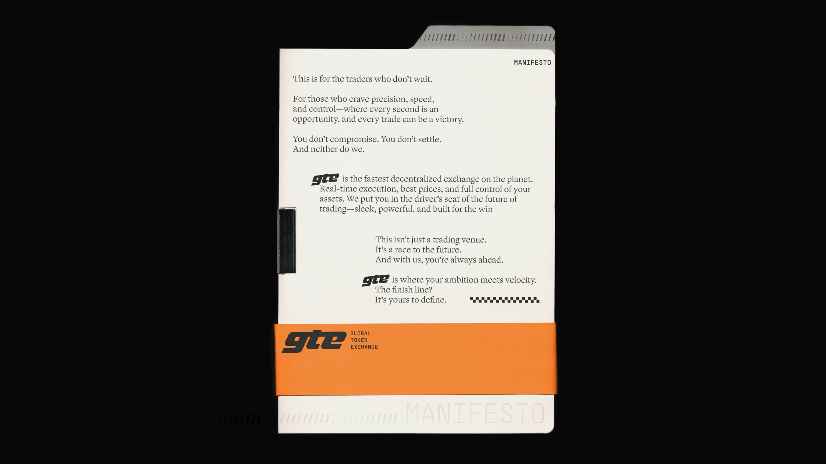 GTE web3 DeFi brand strategy and design by Charlota Blunarova