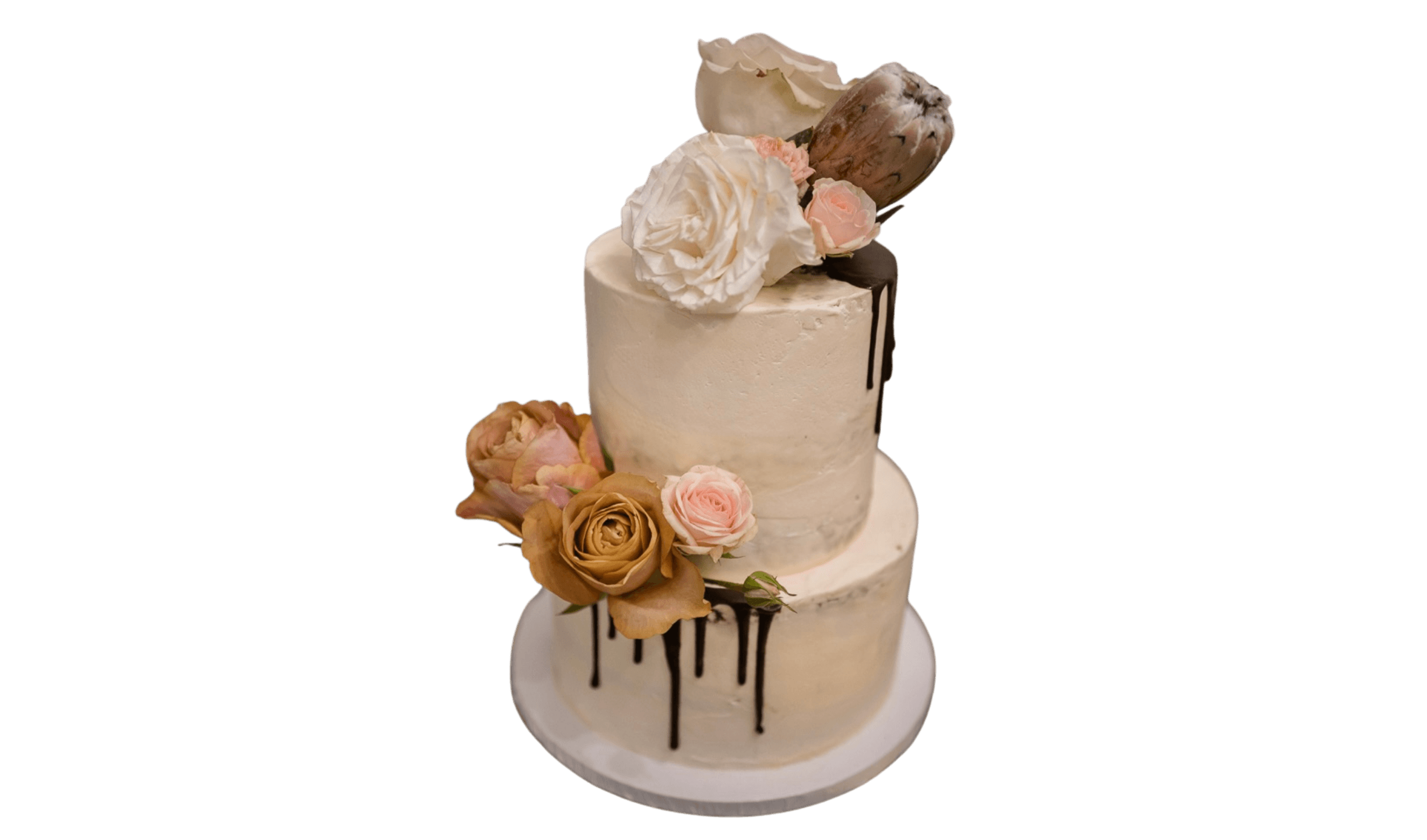 2 Tier Wedding Cake