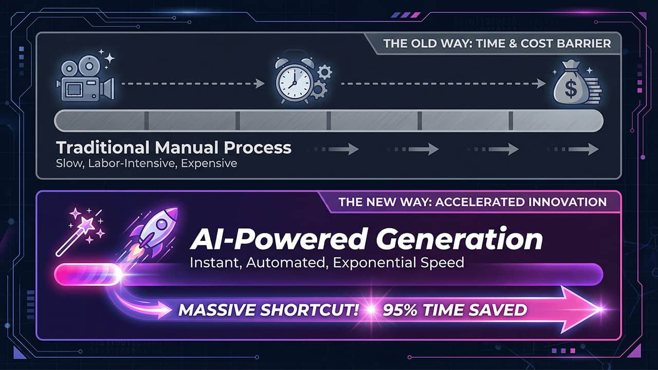 AI thumbnail generation tool interface