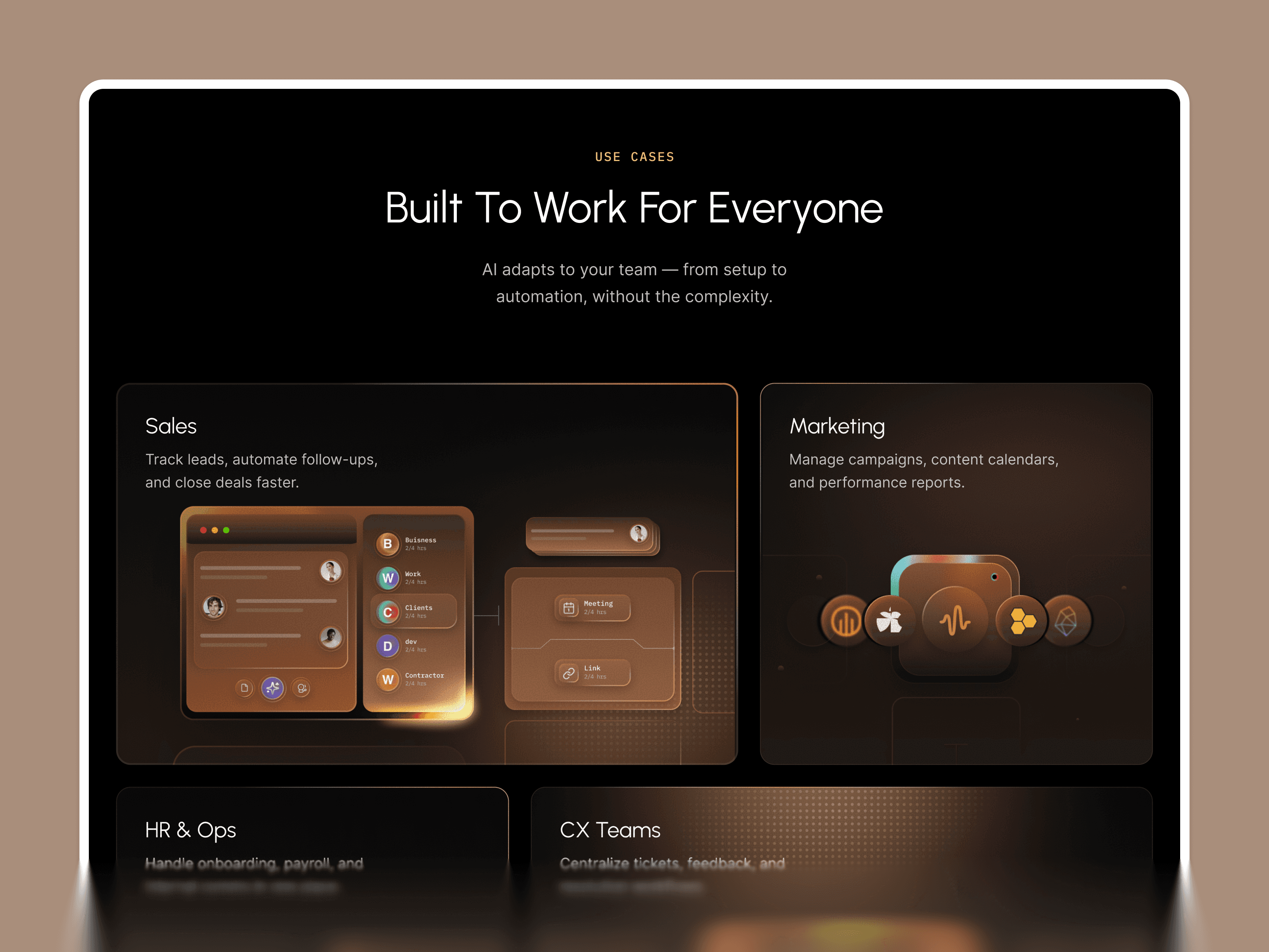 framer saas startup template