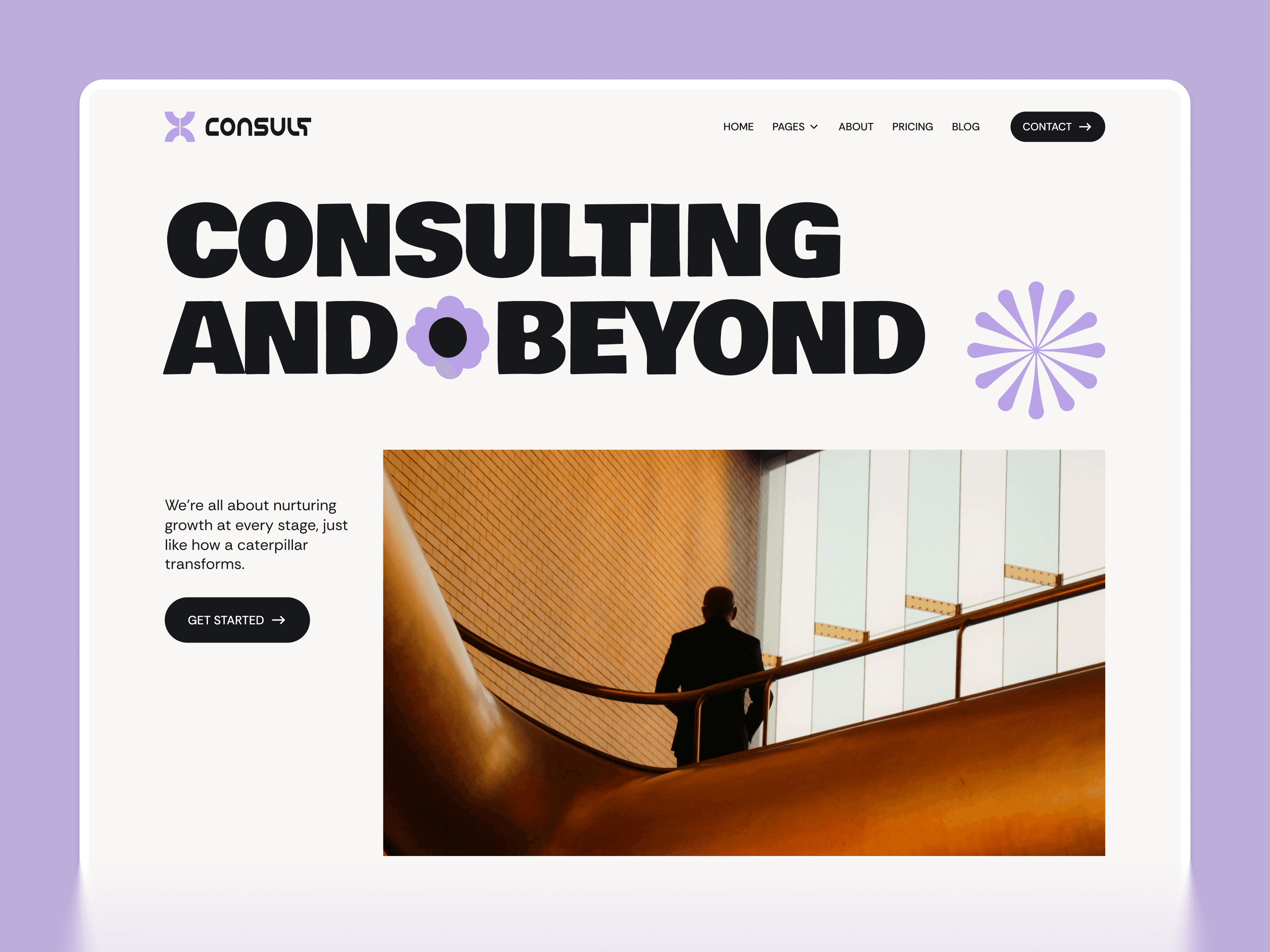 Framer consulting template