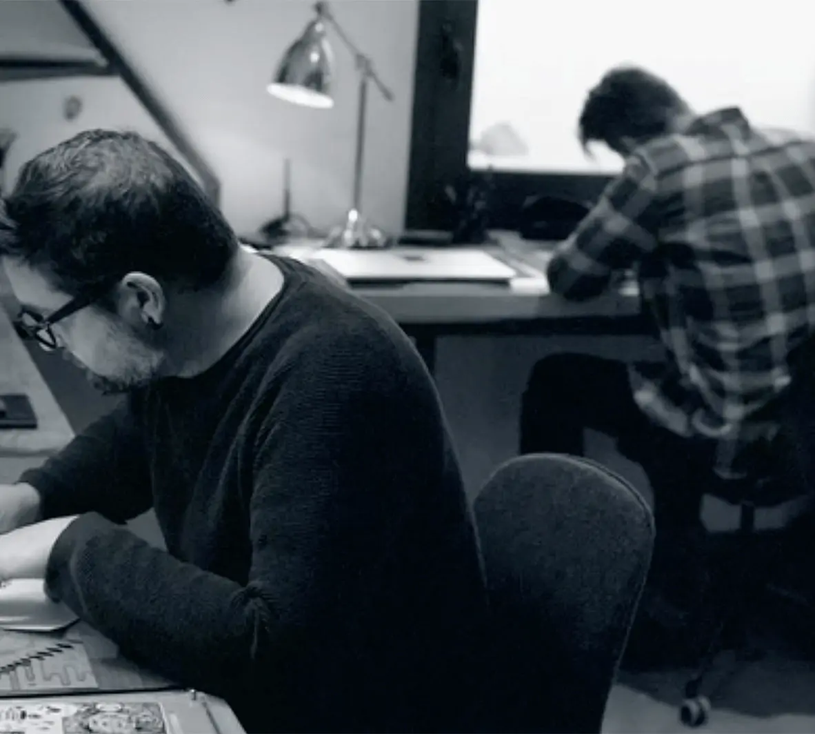 Julien et Alex de Grinoir dessinent