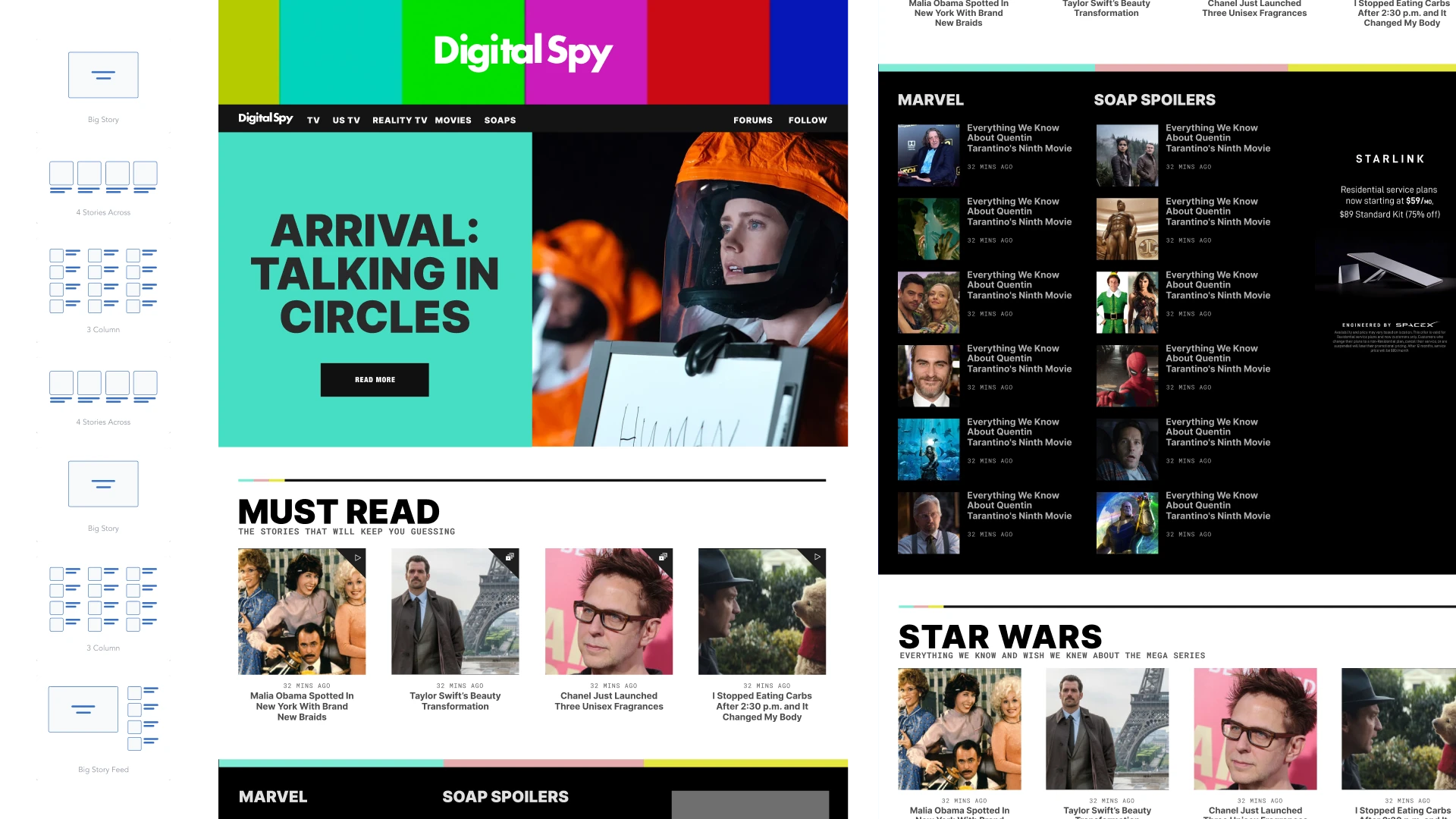 Digital Spy Custom Feeds Editor + Published Feed