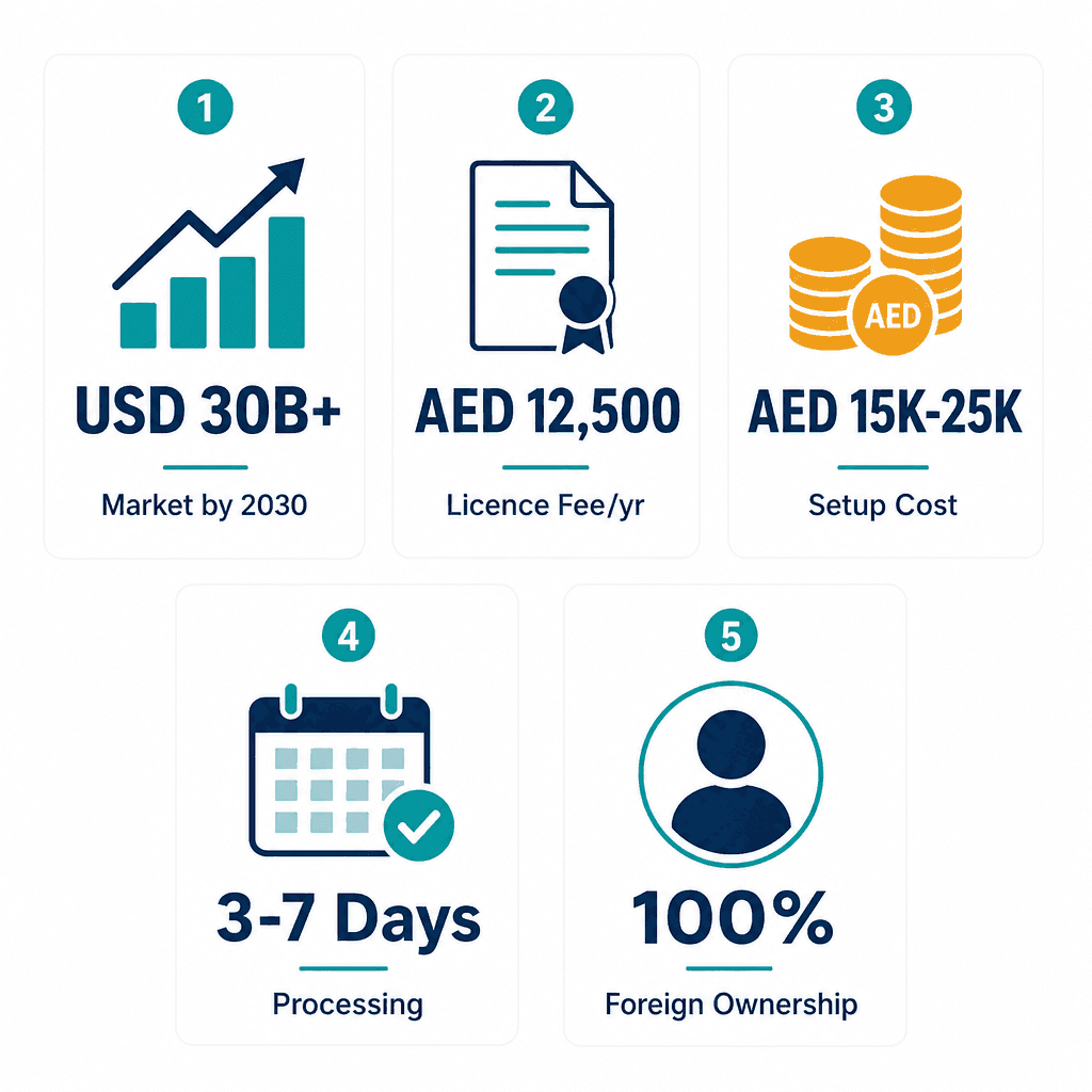 Infographic: Pharmaceutical Consultancies Business License in Dubai: Cost and Requirements