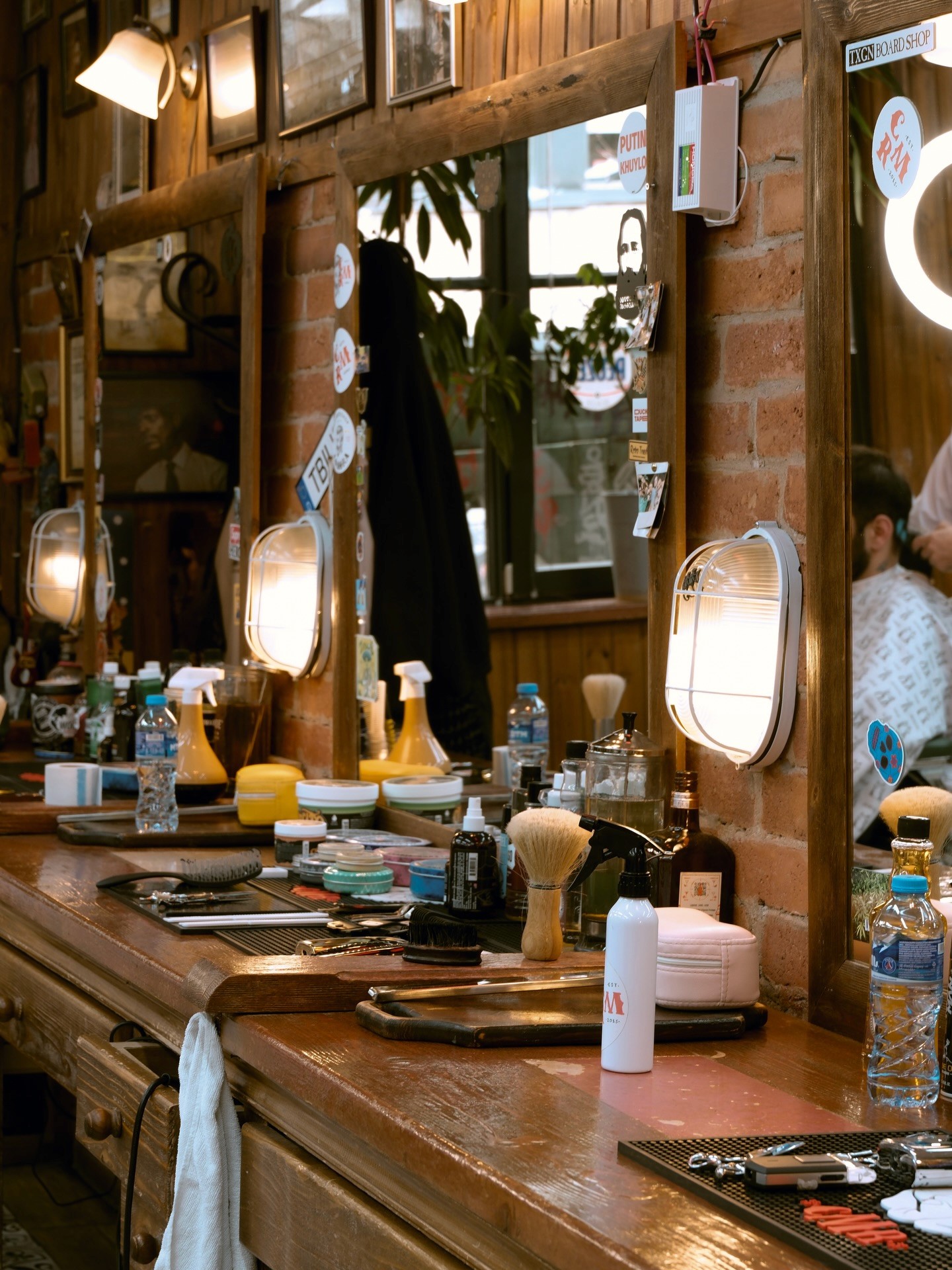 Fabrika courtyard at sunset