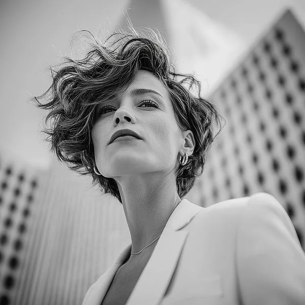 Portrait einer selbstbestimmten Frau.