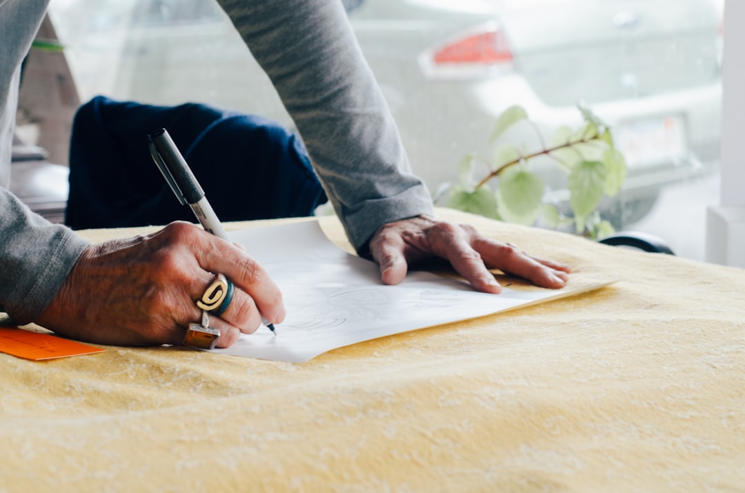 person reviewing complex legal paperwork